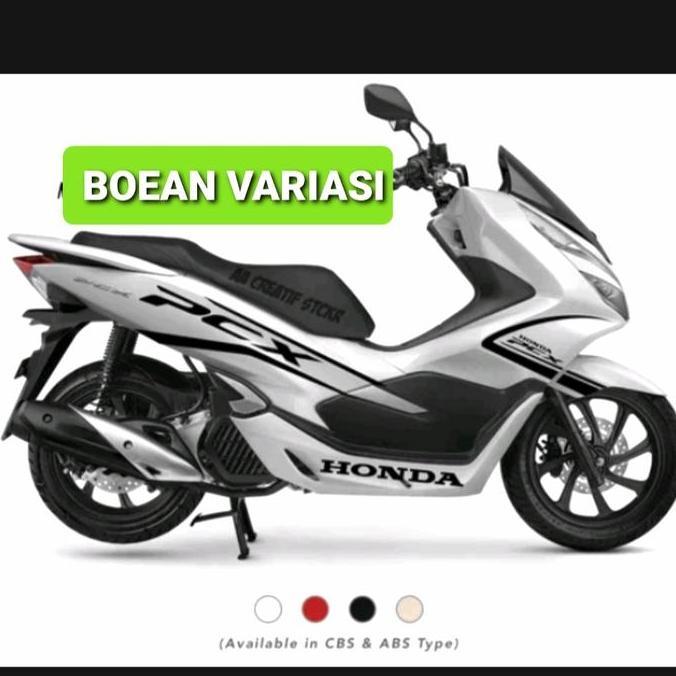 PROMO CUTTING STICKER PCX 150 PUTIH HITAM