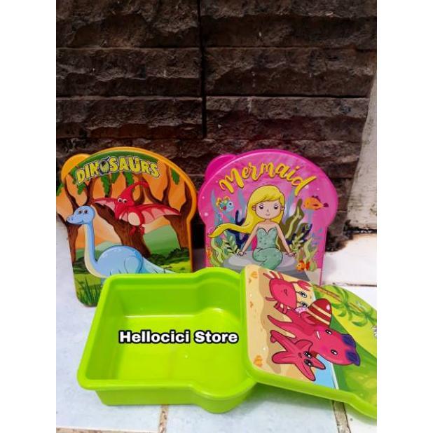 PROMO TERBARU LUNCH BOX OMPRENGAN ROTI MINI KOTAK MAKAN