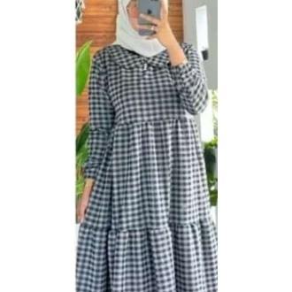 Grosir Midi Kotak Zara Import  / Midi Dress/Busui
