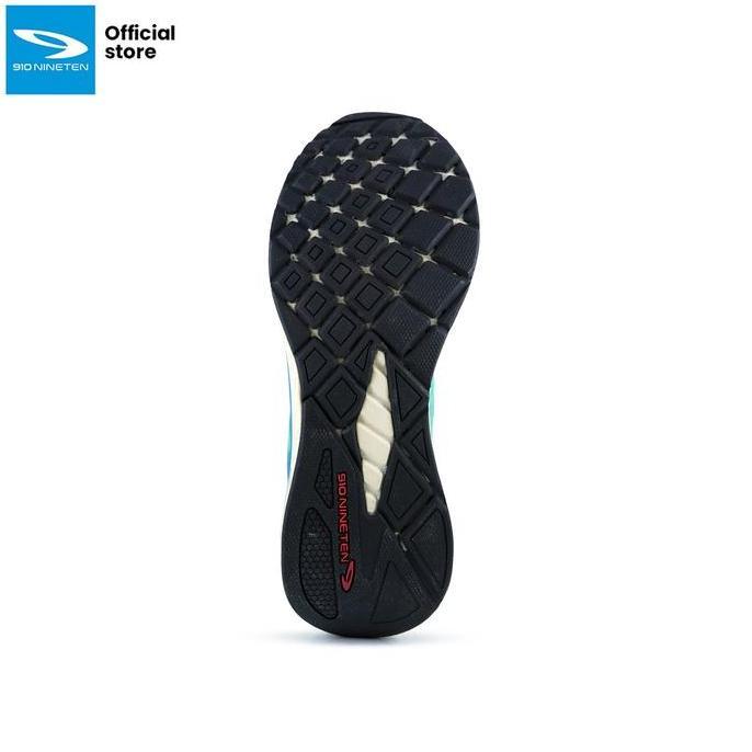 910 Nineteen Shoes Ultra Ekiden Hijau-Aurora/Merah/Hijau-Tosca Running Sepatu Outdoor Outdoor