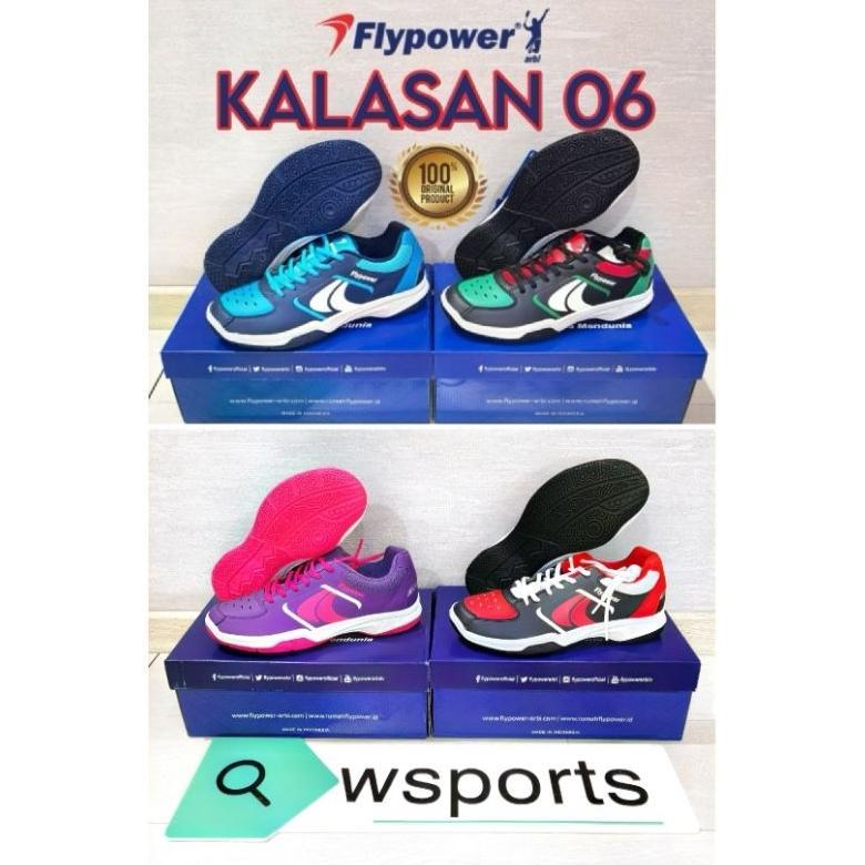 TERBARU [Boleh Tukar Ukuran] Sepatu Badminton Flypower Plaosan Pawon Kalasan 4 5 6 7 9 04 05 06 09 O