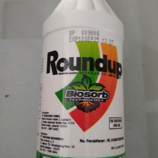 Roundup 486SL Herbisida Sistemik Racun Rumput 200 ml (TERBAIK) (TERBARU) (TERMURAH)