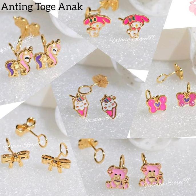 Anting Toge Anting Tusuk Bayi Anak Antialergi bestquality