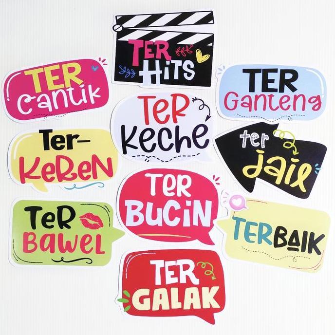 TER FUN REUNI PROPS PHOTOBOOTH TEMA UNIVERSAL