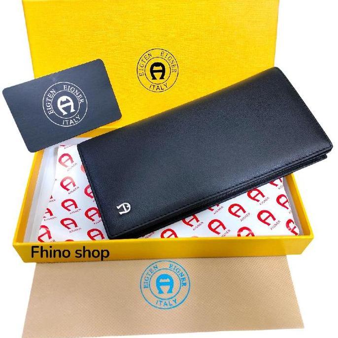 Murah Eigten Aigner Terbaru Dompet Panjang Pria Dan Wanita Kulit Asli Original Import / Dompet Panja