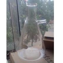 Filtering 2000 Ml Pyrex / Erlenmeyer Pipa Samping 2000 Ml Pyrex