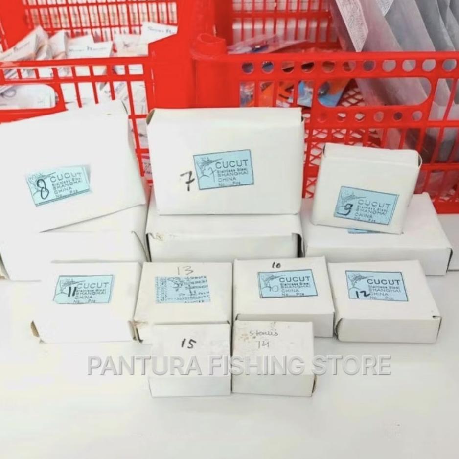 Kail Pancing Cucut Stainless Anti Karat Monel Ukuran 4 - 15 Isi 100 Pcs | Kail Pancing Monel Stainle
