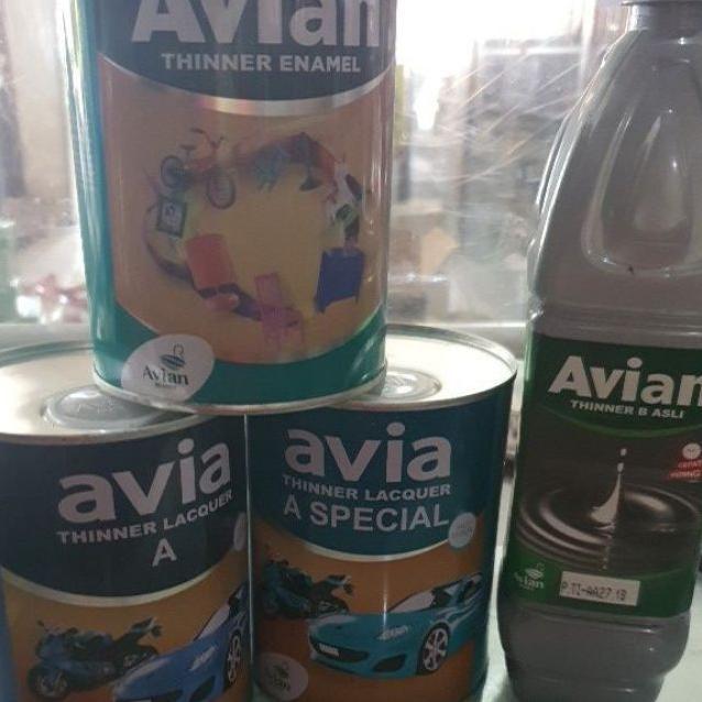 Thiner Avian Tiner Tinner A Spesial B Asli & Enamel Mobil Motor Sepeda Furniture 1Ltr Pengencer Cat
