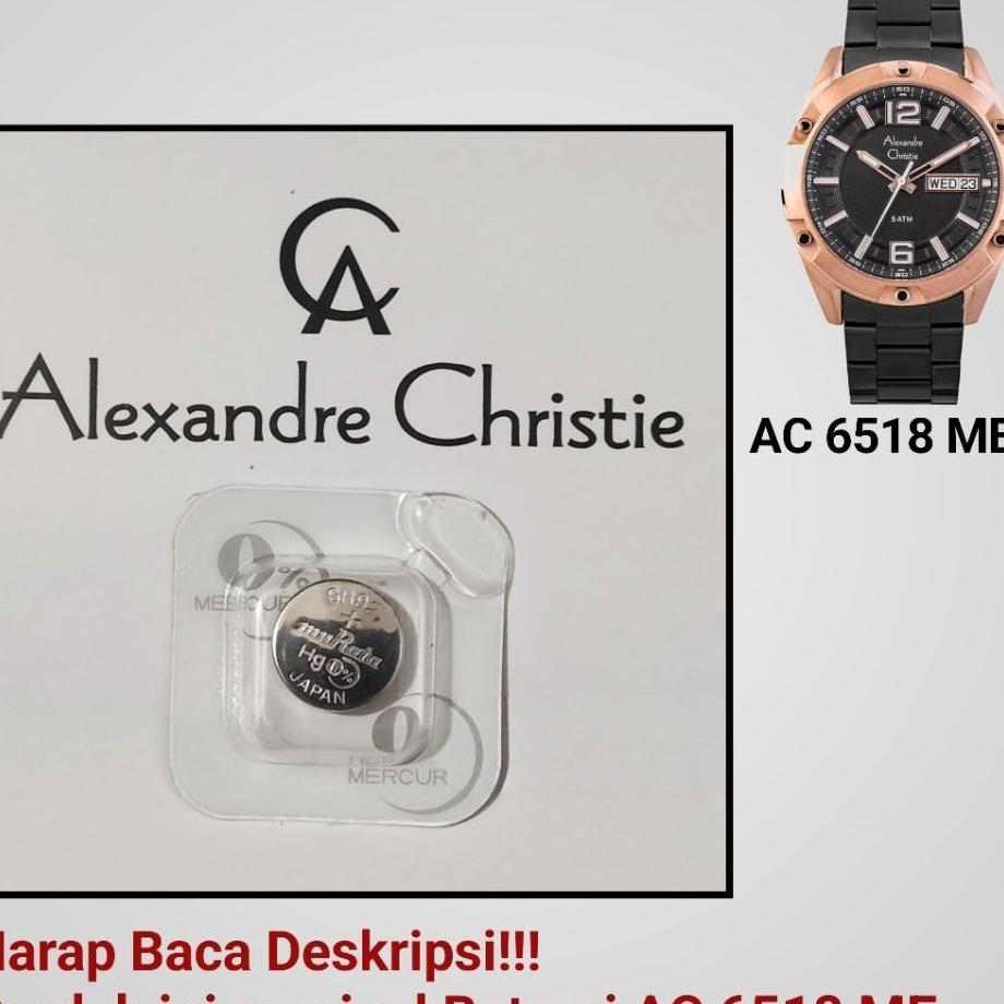 Baterai Jam Tangan Alexandre Christie Ac 6518 Me
