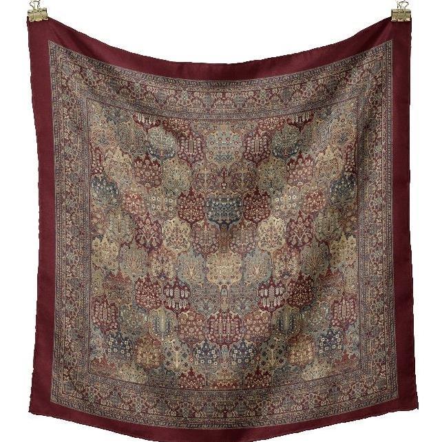 Maroon Etnic Garden/Voal Premium/115*115/130*130/Hijab Syari/Hijab Jumbo/Hijab Motif