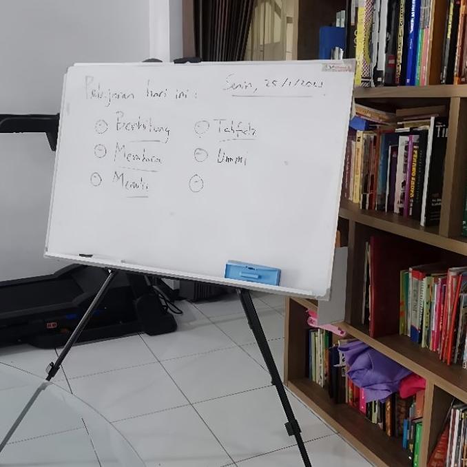 Standing Papan Tulis White Board Stand Whiteboard