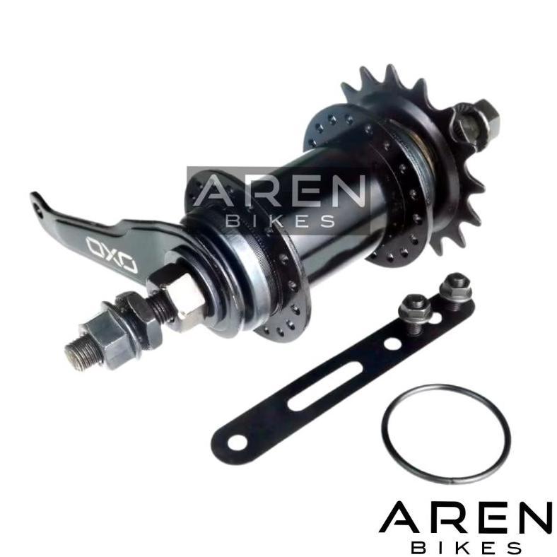Rem Torpedo Oxo 32 Hole 18T Lubang 32H Sepeda Bmx Fixie Mtb Federal Ctb Mini Hitam Terpedo 18 T