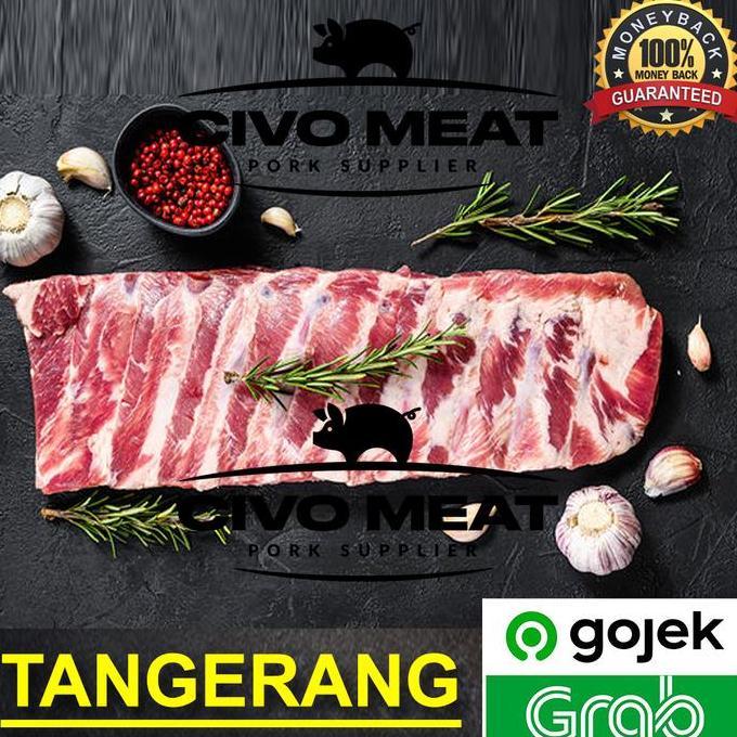 Daging Babi Pork Ribs / Iga Murni