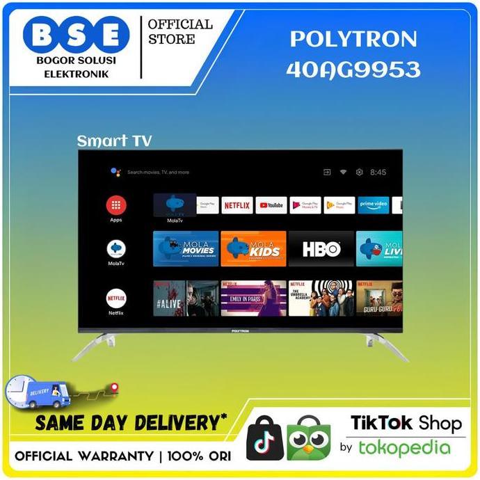 TV Android Polytron 40 Inch PLD 40AG9953 Digital TV Polytron 40 Inch