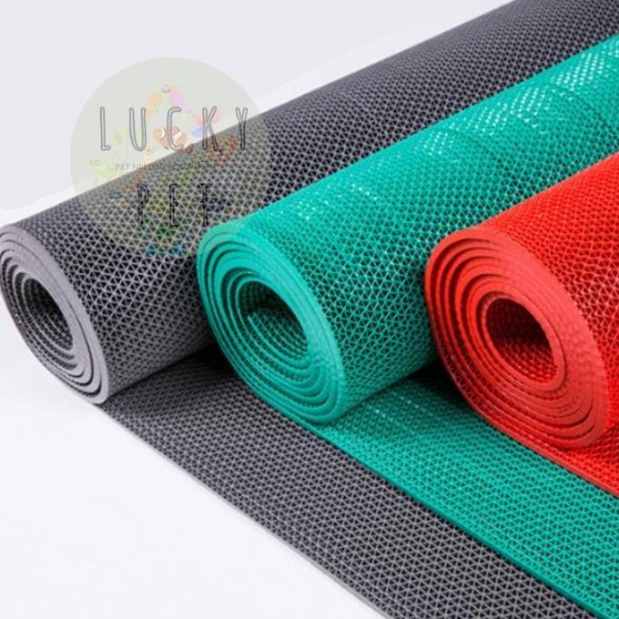 Karpet PVC alas kandang torto 30x60 cm kura kura darat sulcata reptil