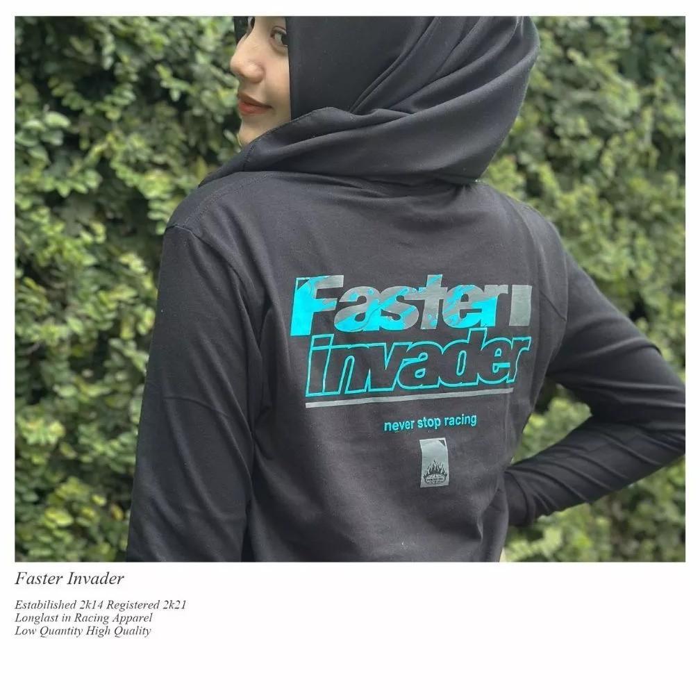 Free Ongkir Kaos Lengan Panjang Faster Invader Fstr 541