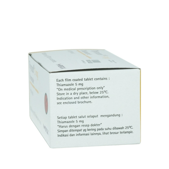 THYROZOL 5 MG 1 BLISTER @ 10 TABLET SALUT SELAPUT