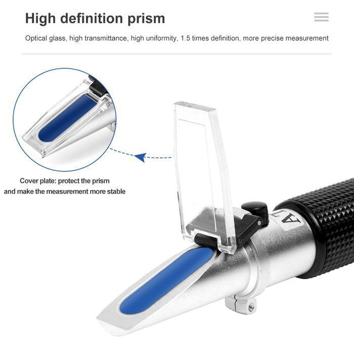 ALAT UKUR KADAR ALKOHOL REFRACTOMETER ATC SPIRIT TESTER METER ALKOHOL MINUMAN KERAS ANGGUR KONTEN TE