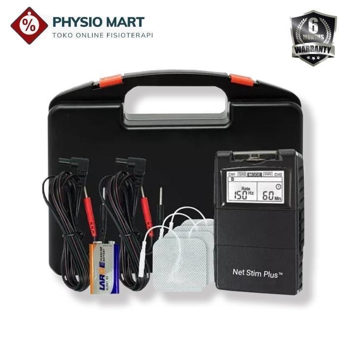 TENS + EMS/NMES NET STIM PLUS FISIOTERAPI ORIGINAL DAN TERPERCAYA