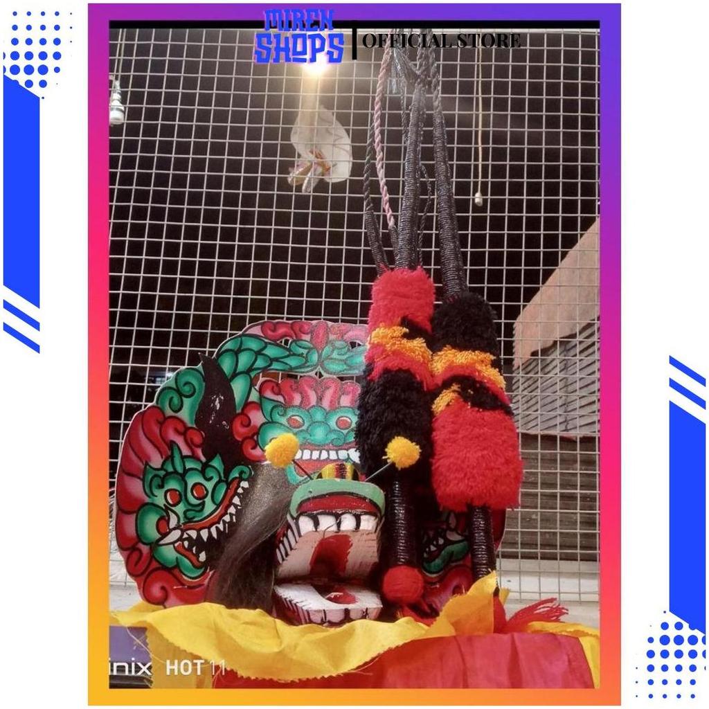 BEL 1 DAPAT 2 Mainan Anak Laki Laki Cowok Cewek Barongan Caplokan Spons Topeng Macan Kuda Lumping Ja