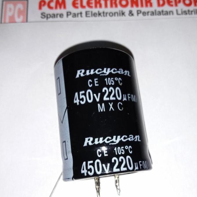 220UF 450V ELCO CAPACITOR 220 UF 450V D'90
