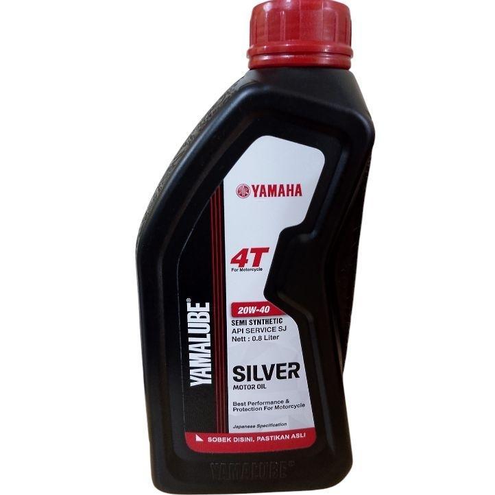 NEW OLI MOTOR YAMALUBE SILVER 800ML OLI MESIN MOTOR BEBEK YAMAHA JUPITER Z VEGA ZR R SUPRA REVO  20W