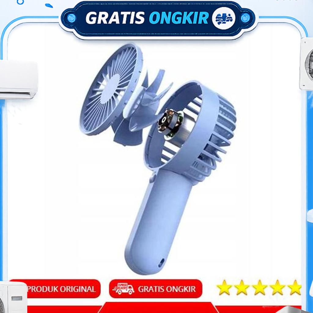 Vh Portable Handheld Fan Kipas Angin Wireless Mini Genggam Original