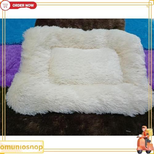 Kasur Kucing - Tempat Tidur Kucing - Kasur Bulu Korea Budget Friendly