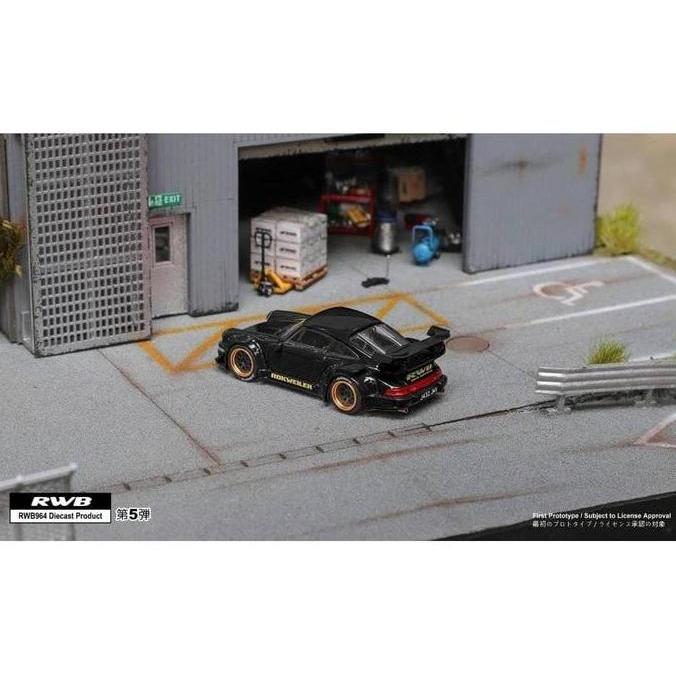 STAR MODEL 1/64 RWB 964 GT WING ROKWEILER BLACK PANDORA ONE GREEN VIOLETTA PURPLE DIECAST MOBIL AS21