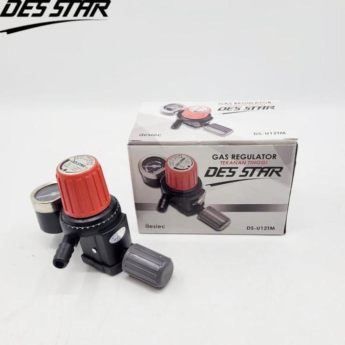Regulator Gas DES STAR DS-U12TM Meter Tekanan Tinggi LPG 3 / 12 kg