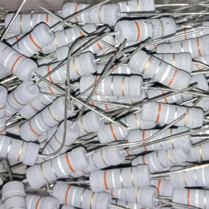 RESISTOR 0.39 0.39OHM R39 OHM 2WATT 2 WATT 0R39 TOLERANSI 5% D'90