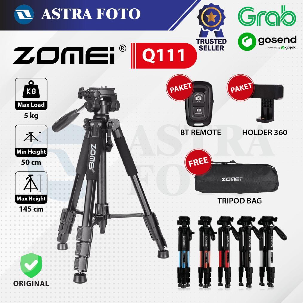 ZOMEI Q111 PROFESIONAL VIDEO TRIPOD KAMERA & HANDPHONE - Q 111 PANHEAD