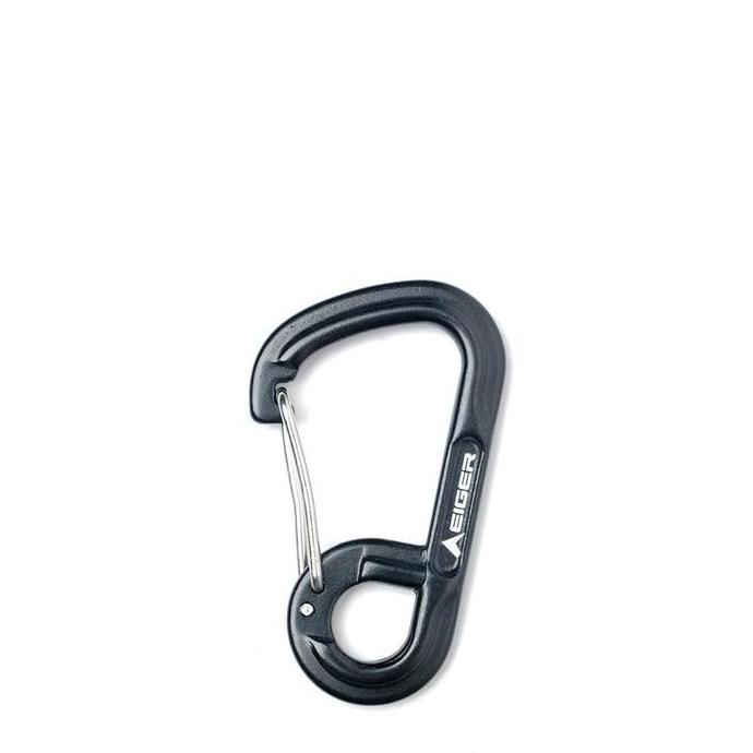 EIGER OLIVANT CARABINER KEYCHAIN BLACK