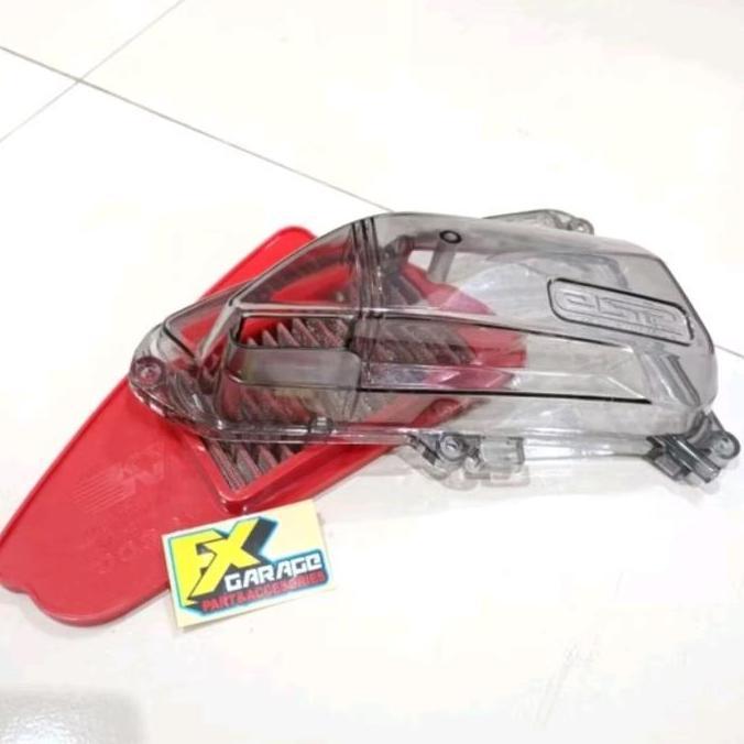 Cover Filter Smoke Transparan & Filter scoopy, beat, genio