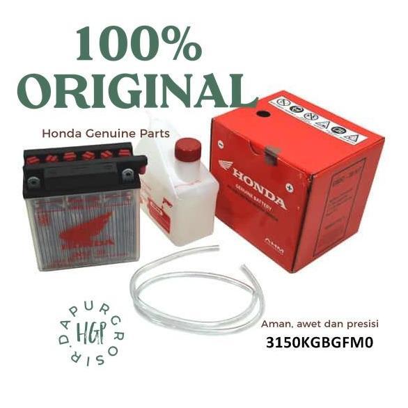 3150KGBGFM0 - Aki Basah Grand , Battery Gm5Z-3B Kit Orinal AHM
