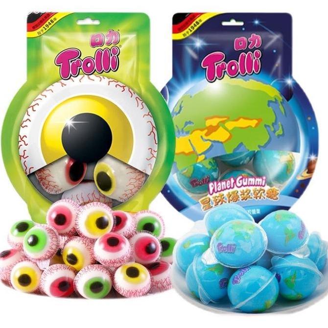 Yummy Trolli Earth Plan Gummy Chewy Trolly Permen Jelly Gummy Korea
