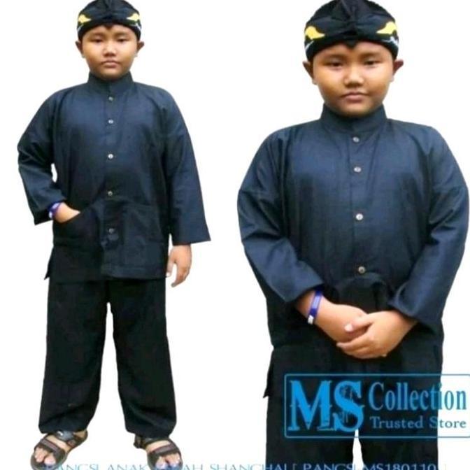 Baju Pangsi Sunda Anak TK, SD, SMP, SMP