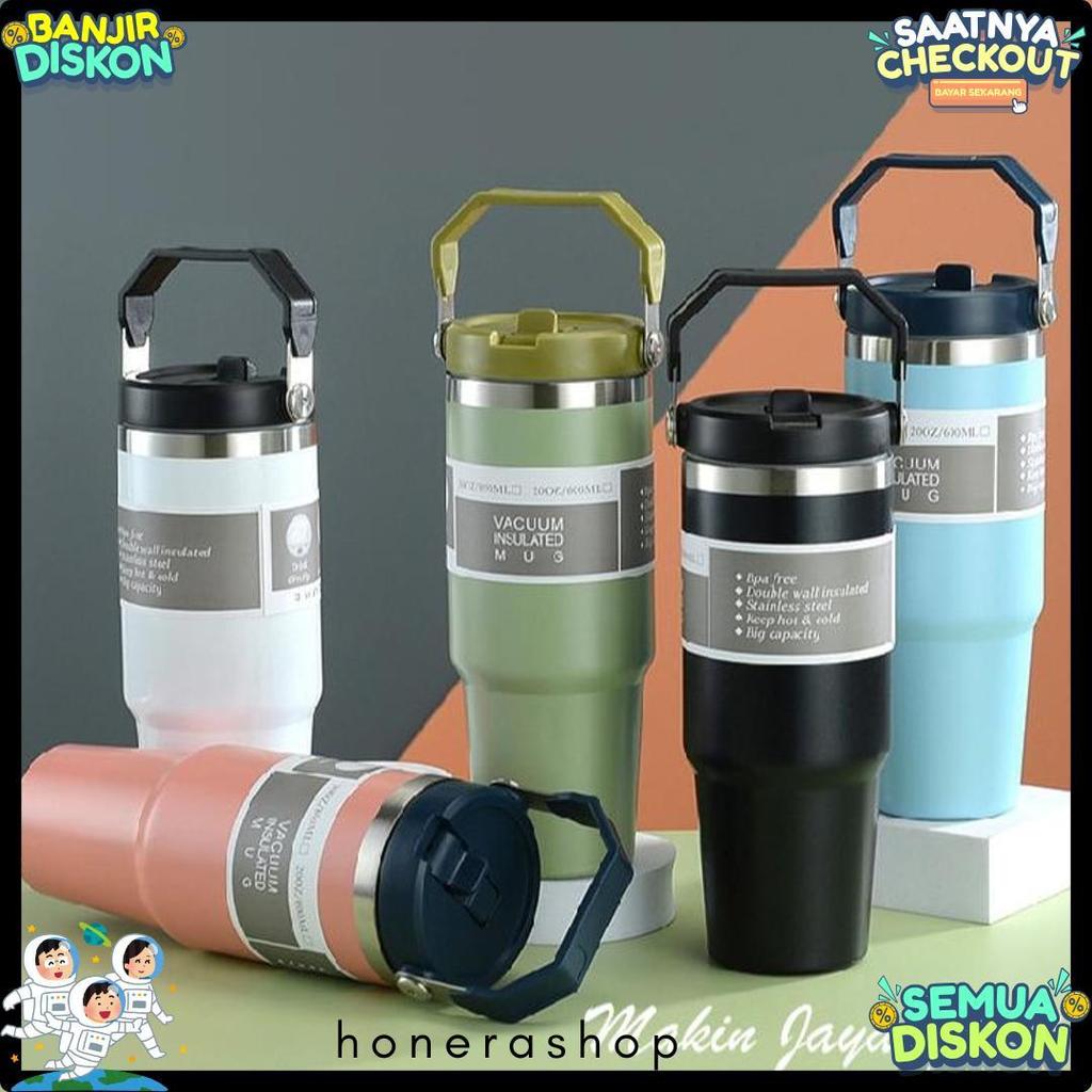 Bisa Cod Mjg Grosir Vacuum Flask Stainless Classic Mug 900Ml Mjg8054 - Coffee Cup Sport Thermos Mug 