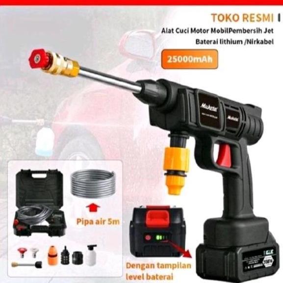 Decker jet cleaner tekanan tinggi, jet cleaner mini portable, mini portable cuci mobil motor, cuci m