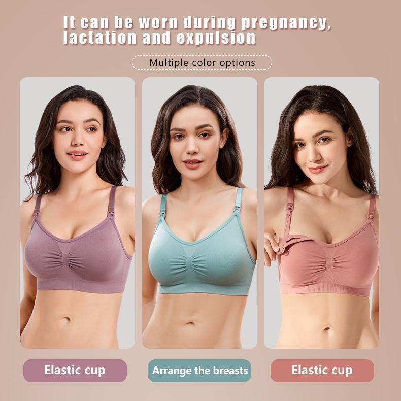 RECOMMENDED Jumbo bra menyusui wanita tanpa kawat nursing bra busa tebal pakaian dalam hamil 937