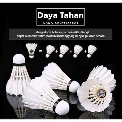 OFFICIAL SHUTTLECOCK SAKA SHUTTLECOCK BADMINTON KOK BULUTANGKIS BADMINTON SK - A01