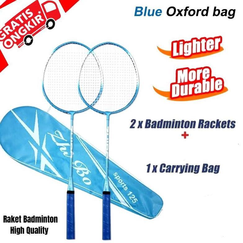HOT [Free Dus Packing] Raket Bulu Tangkis Isi 2 pcs/raket badminton original/ raket