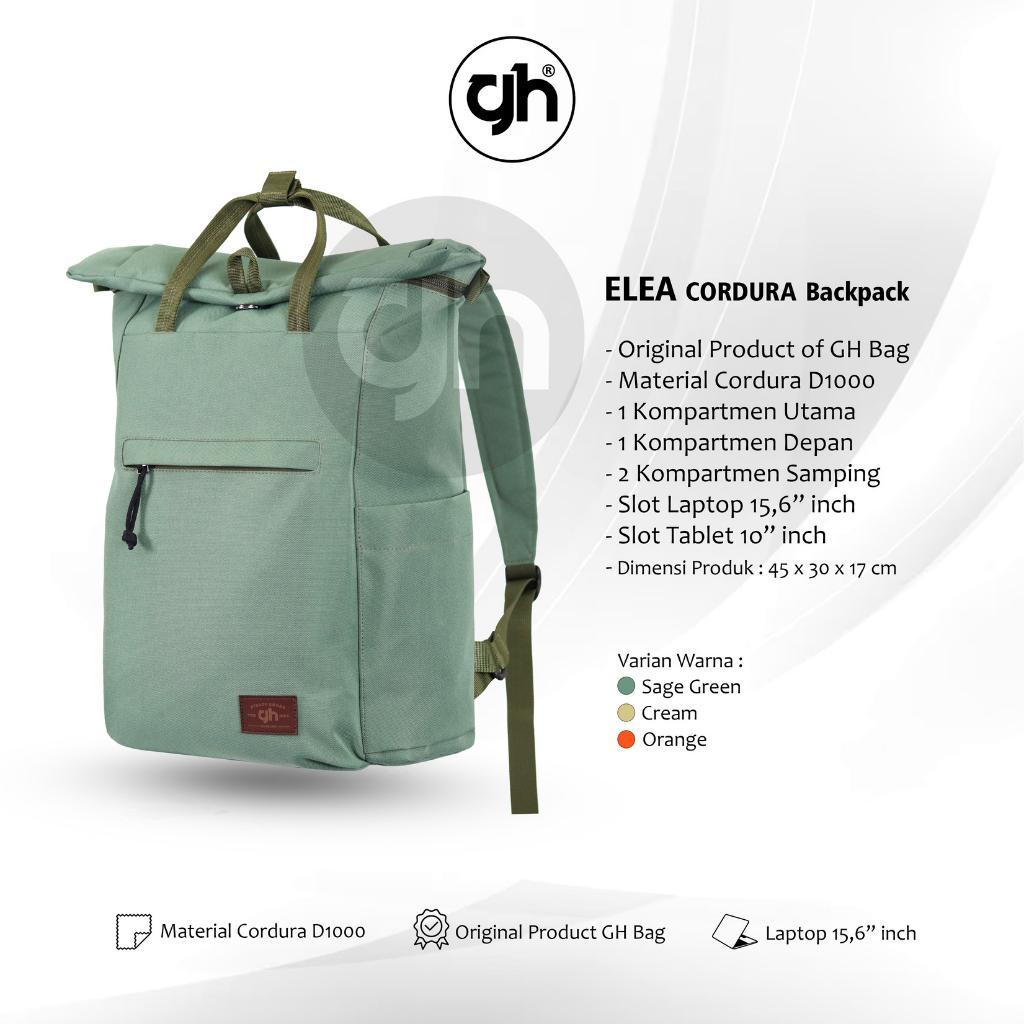 Gh-Bag Tas Ransel Wanita Tas Kuliah Sekolah Tas Laptop Elea Backpack