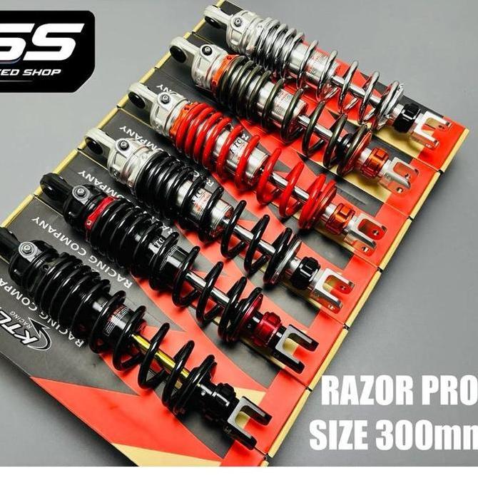 BEBAS ONGKIR - SHOCKBREAKER KTC 325MM NEW RAZOR PRO VARIO 125 150 / MIO / BEAT / SCOOPY 325 MM CLICK