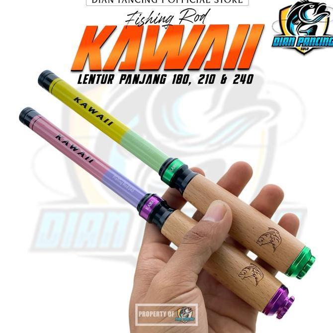 Joran Tegek Micro Fishing Rod Ruas 22cm High Carbon Ringan dan Lentur