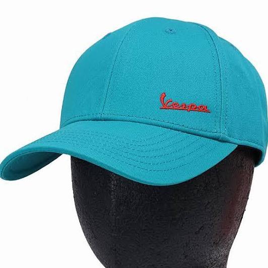 topi vespa original blue audace
