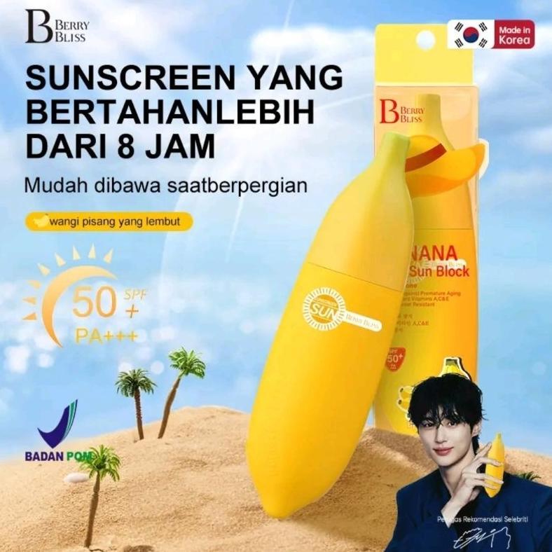 SUNSCREEN PISANG BERRYBLIS SPF 50+++  Korea 80ml