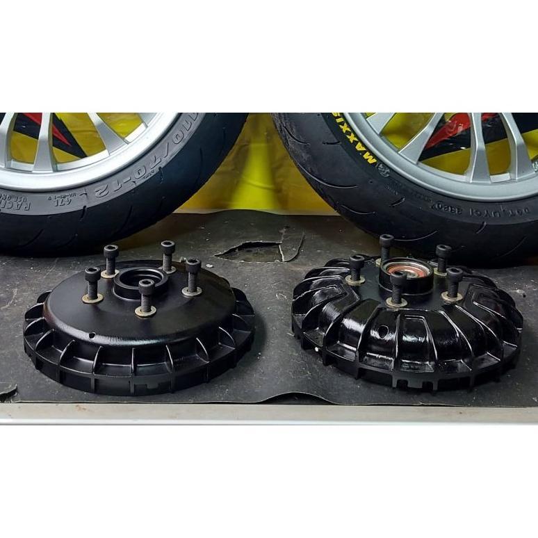 NEW Adaptor velg vespa Ring 12 , Tromol Standard / pengereman Tanpa Cakram for SUPER,SPRINT,PX,PS ST