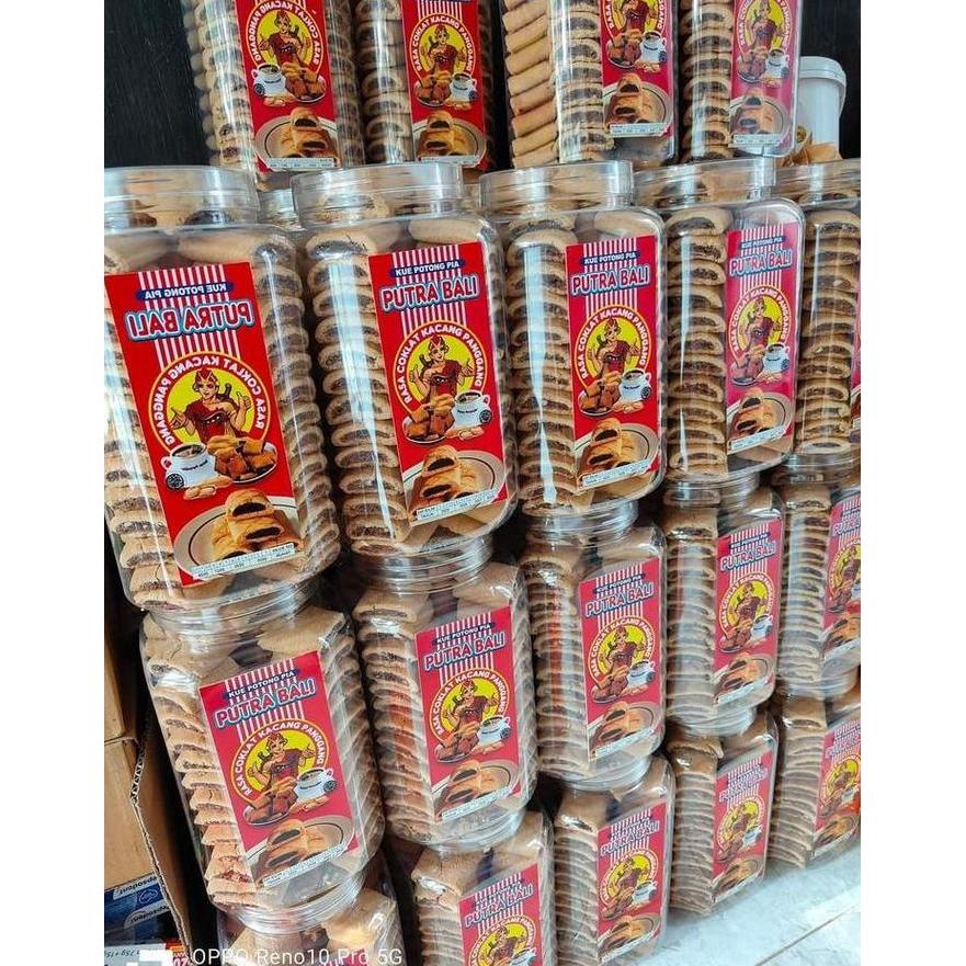 Pia Putra Bali Kemasan Toples - Pia Jadul - Snack Jadul - Roti/Kue Potong Pia/Putra Bali