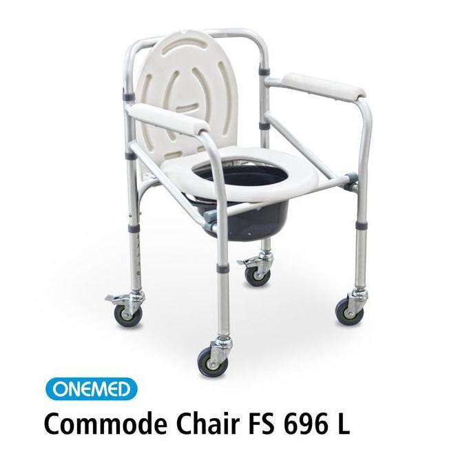 Kursi BAB Commode Chair Dengan Roda 696 OneMed